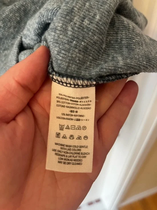 We The Free by Free People | Heathered Gray Cowl Neck Dolman Sweater Oversized - Picture 7 of 9